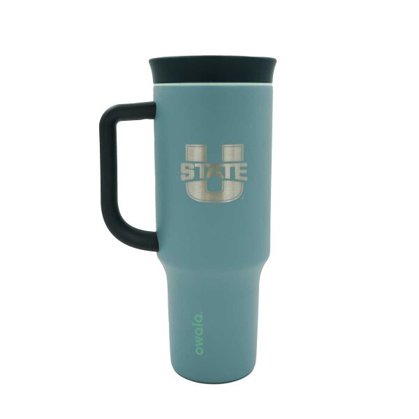 U-State Engraved 40oz Owala Tumbler Lost Valley